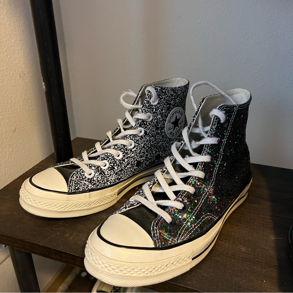 2017 JW Anderson X Converse glitter chuck 70